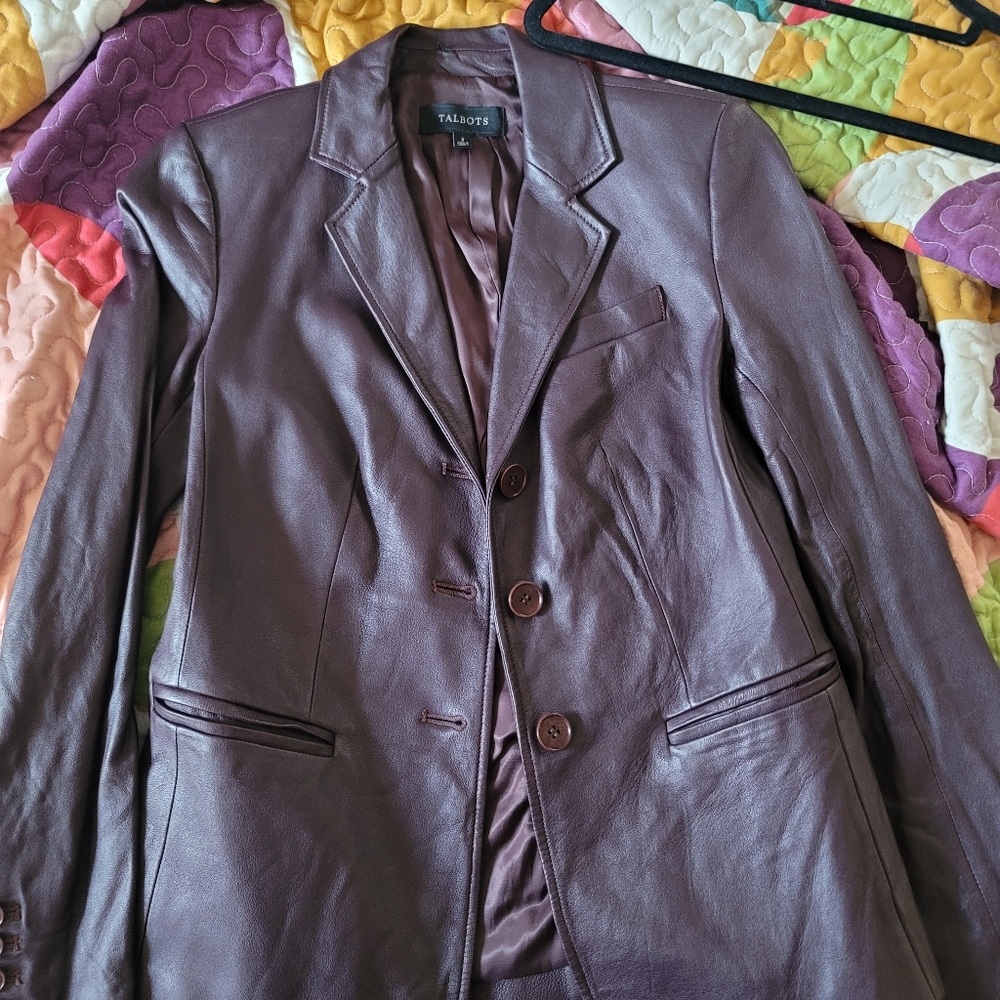 Leather jacket